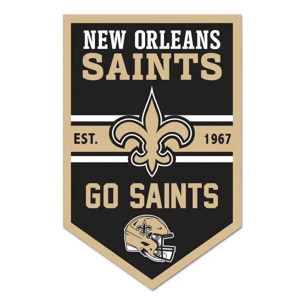  New Orleans Saints 11x17 Wood Chevron Sign for Fan Caves -  ToylandEU™