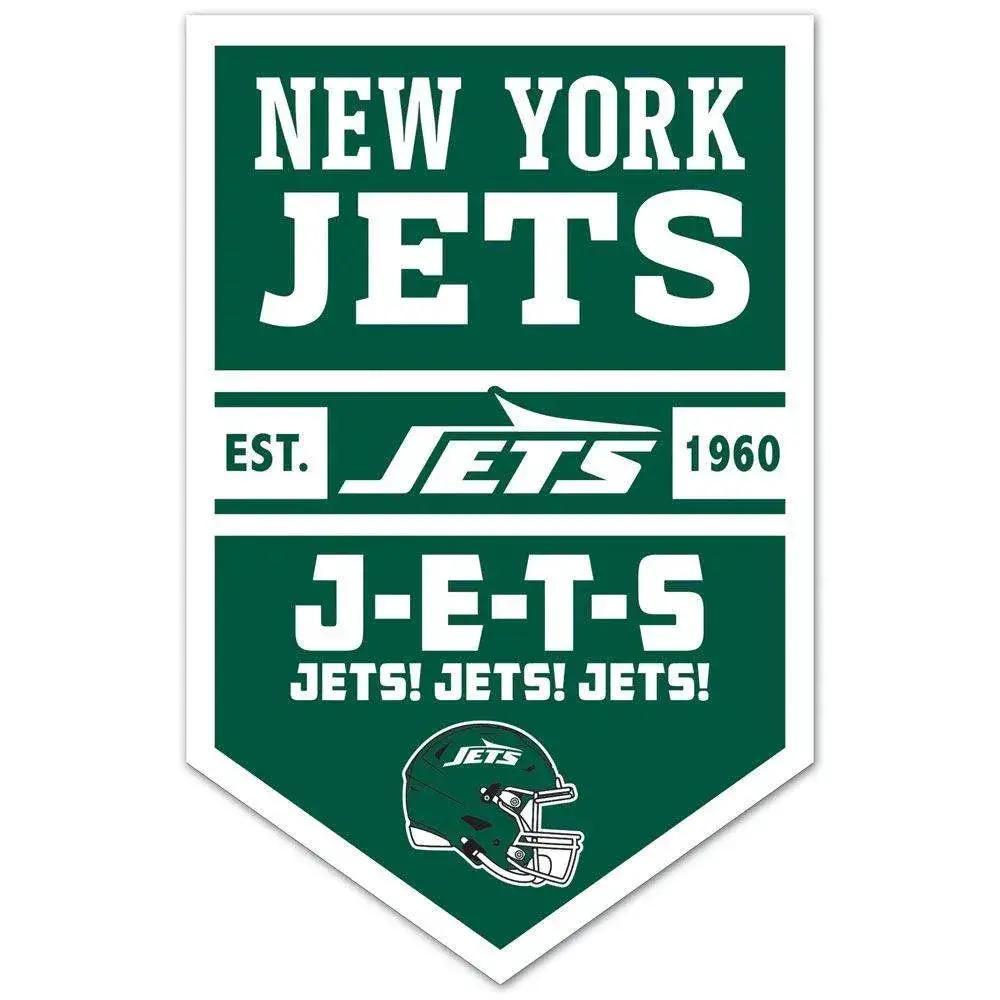  New York Jets 11x17 Premium Wood Chevron Sign for Fan Cave -  ToylandEU™