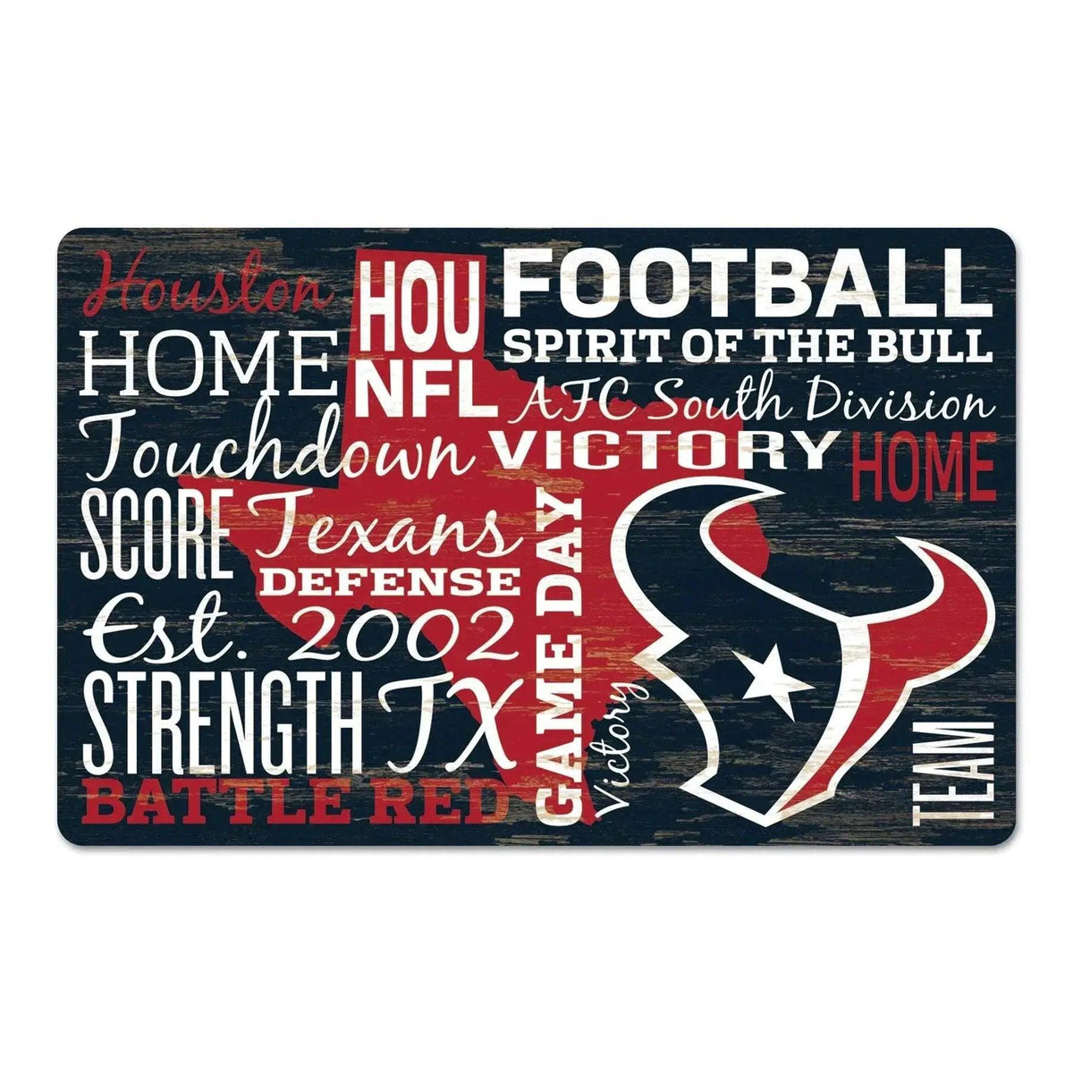  Houston Texans 11x17 Wood Sign With Team Colors And Date -  ToylandEU™