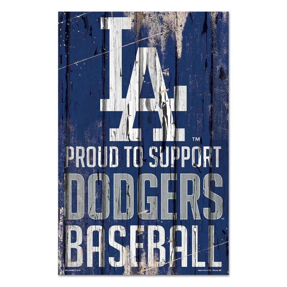  Los Angeles Dodgers 11x17 Wood Sign Proud To Support -  ToylandEU™
