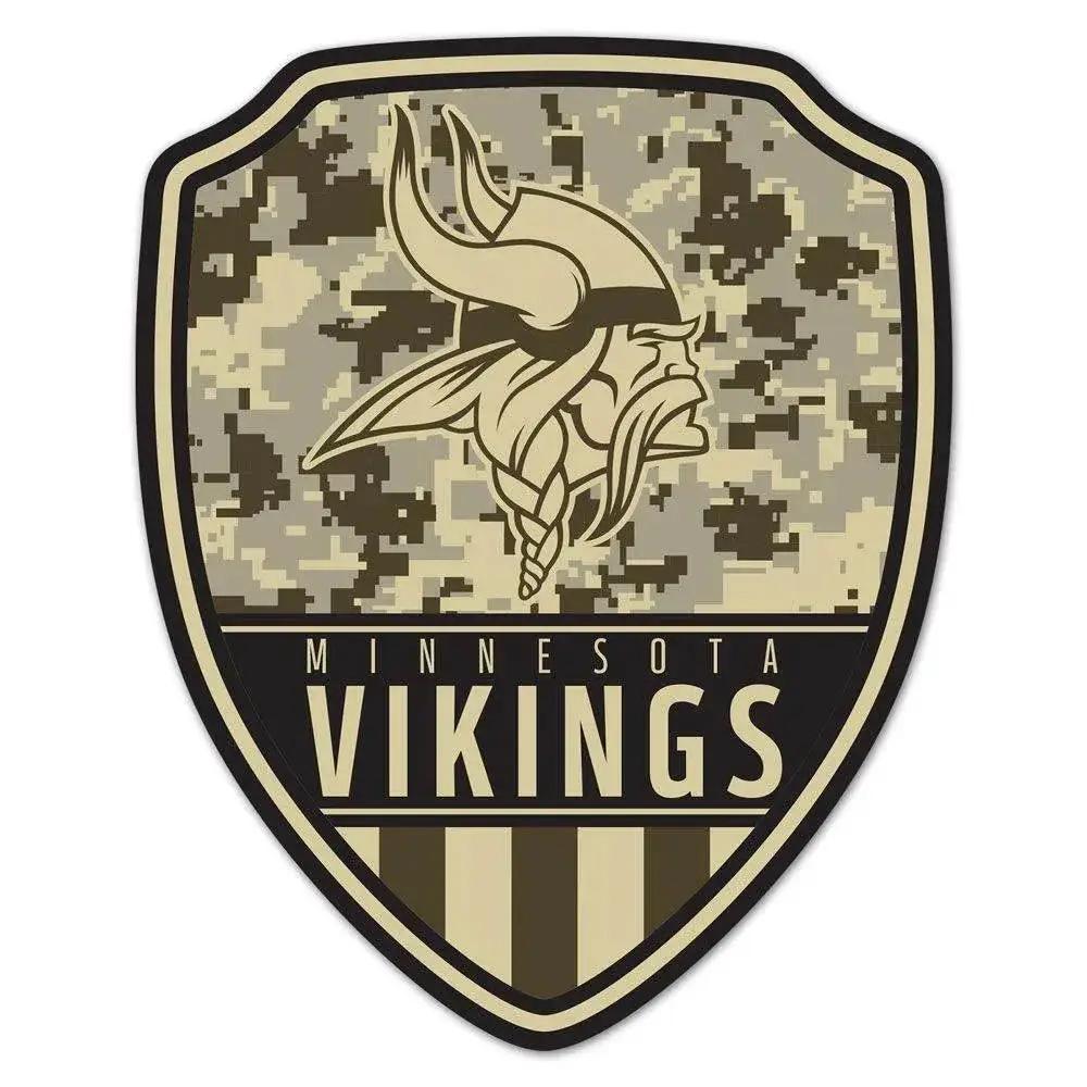  Minnesota Vikings Wood Sign Shield Shape 11x17 Decor -  ToylandEU™
