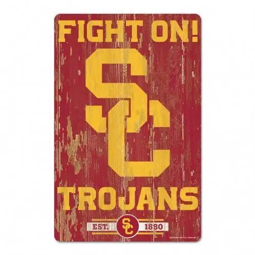  USC Trojans 11x17 Wood Slogan Sign Official By Wincraft -  ToylandEU™