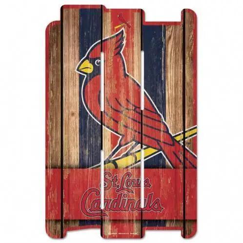  St Louis Cardinals Wood Fence Style Sign 11x17 Retro -  ToylandEU™