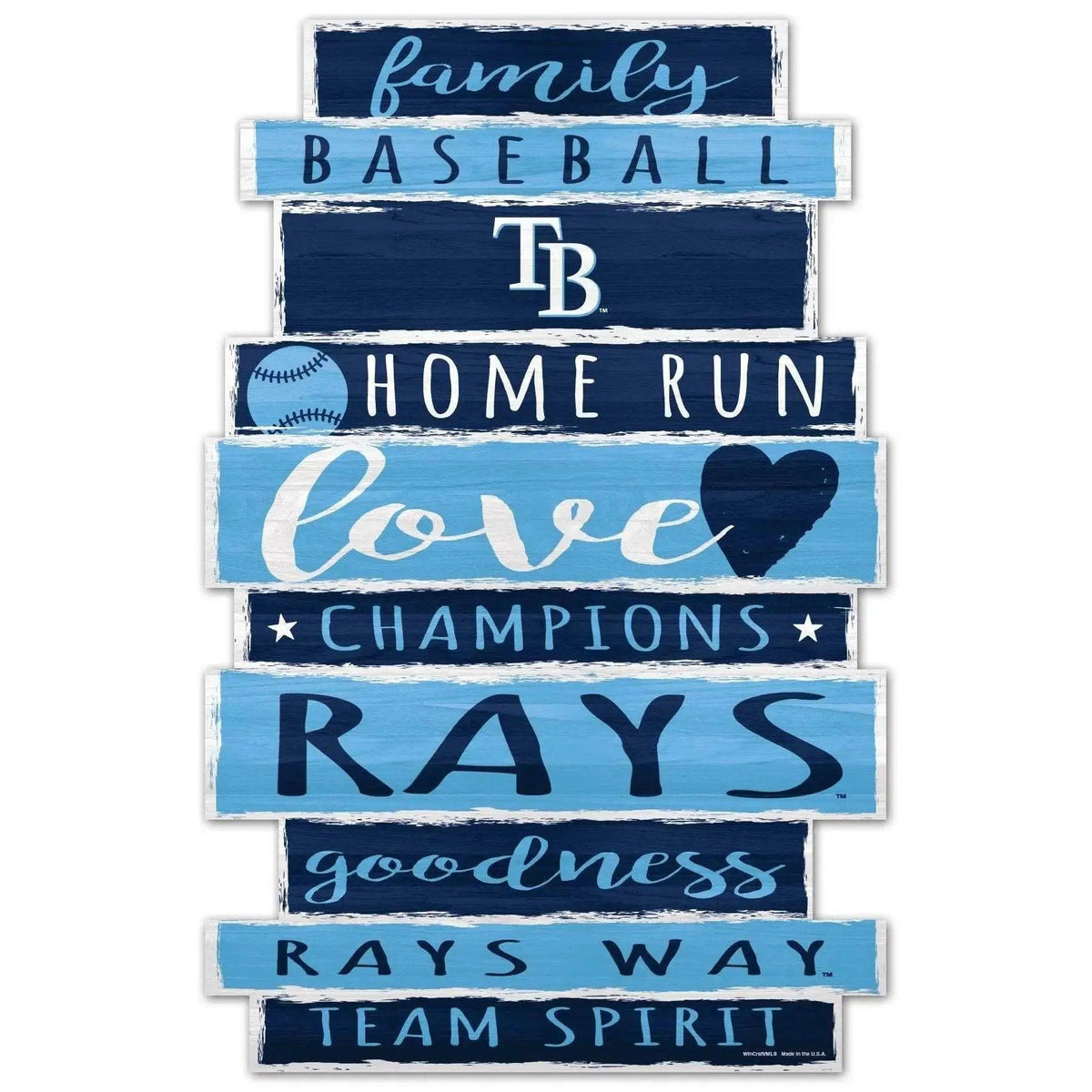  Tampa Bay Rays 11x17 Wood Family Sign With Established Date -  ToylandEU™