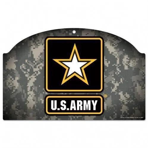  US Army Camo Sign 11x17 Wood Decor With Antique Finish -  ToylandEU™