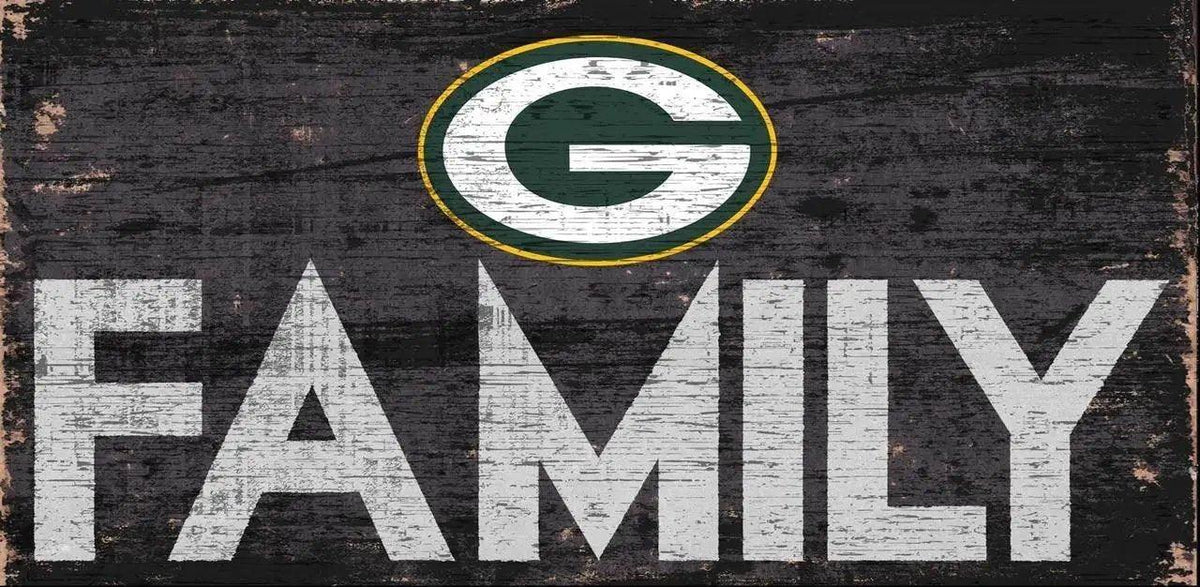  Green Bay Packers Wood Sign 12x6 Family Design Hanging Rope -  ToylandEU™