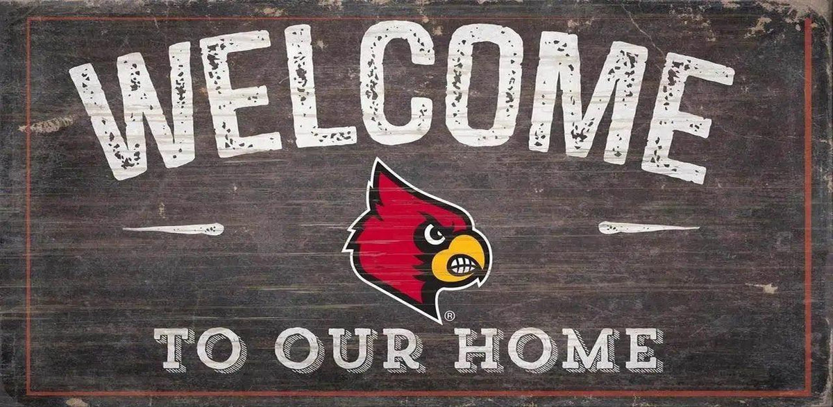  Louisville Cardinals Wood Sign 12x6 Welcome Home Design -  ToylandEU™