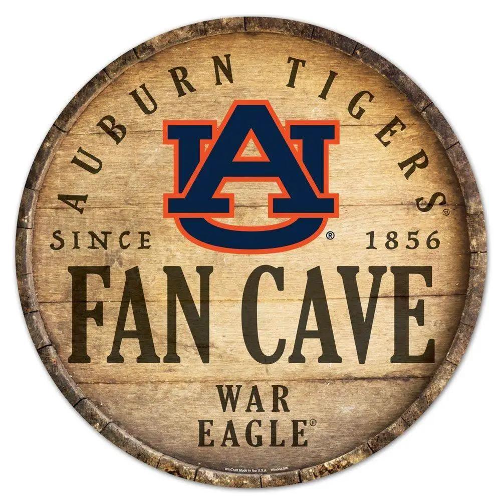  Auburn Tigers Wood Round Barrel Top Sign 14 Inch Indoor -  ToylandEU™