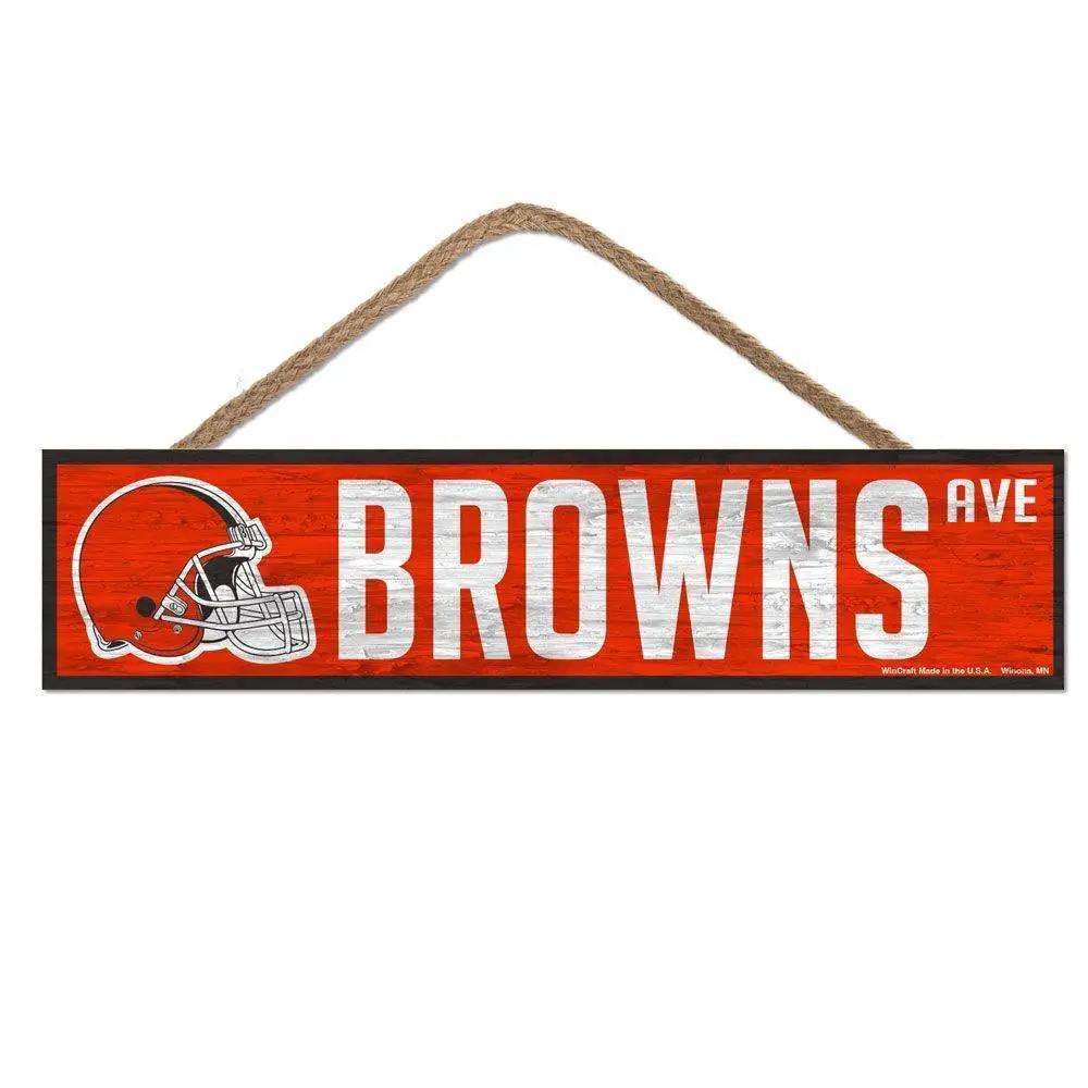  Cleveland Browns Wood Avenue Sign 4x17 Team Logo Wincraft -  ToylandEU™