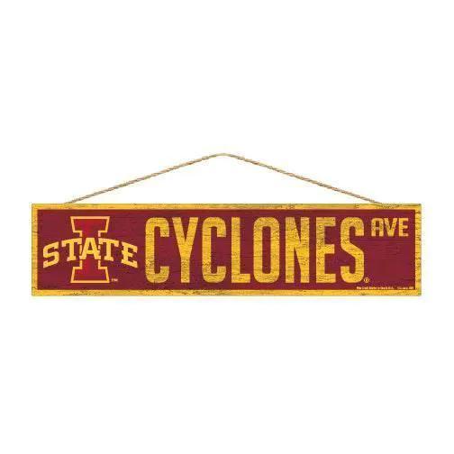  Iowa State Cyclones Sign 4x17 Wood Avenue Design Logo -  ToylandEU™