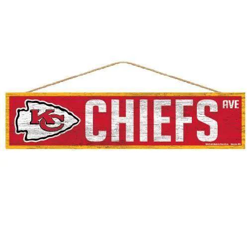  Kansas City Chiefs 4x17 Wood Sign Avenue Design With Logo -  ToylandEU™