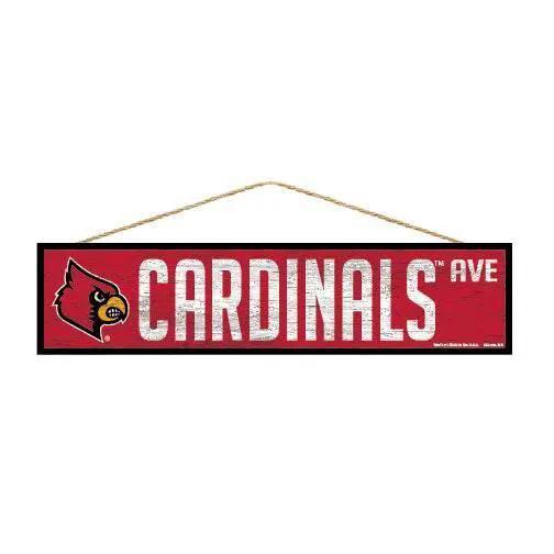  Louisville Cardinals 4x17 Wood Sign Avenue Design Plaque -  ToylandEU™