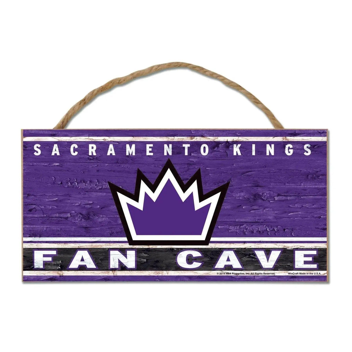  Sacramento Kings Wood Sign 5x10 With Rope Fan Cave Decor -  ToylandEU™