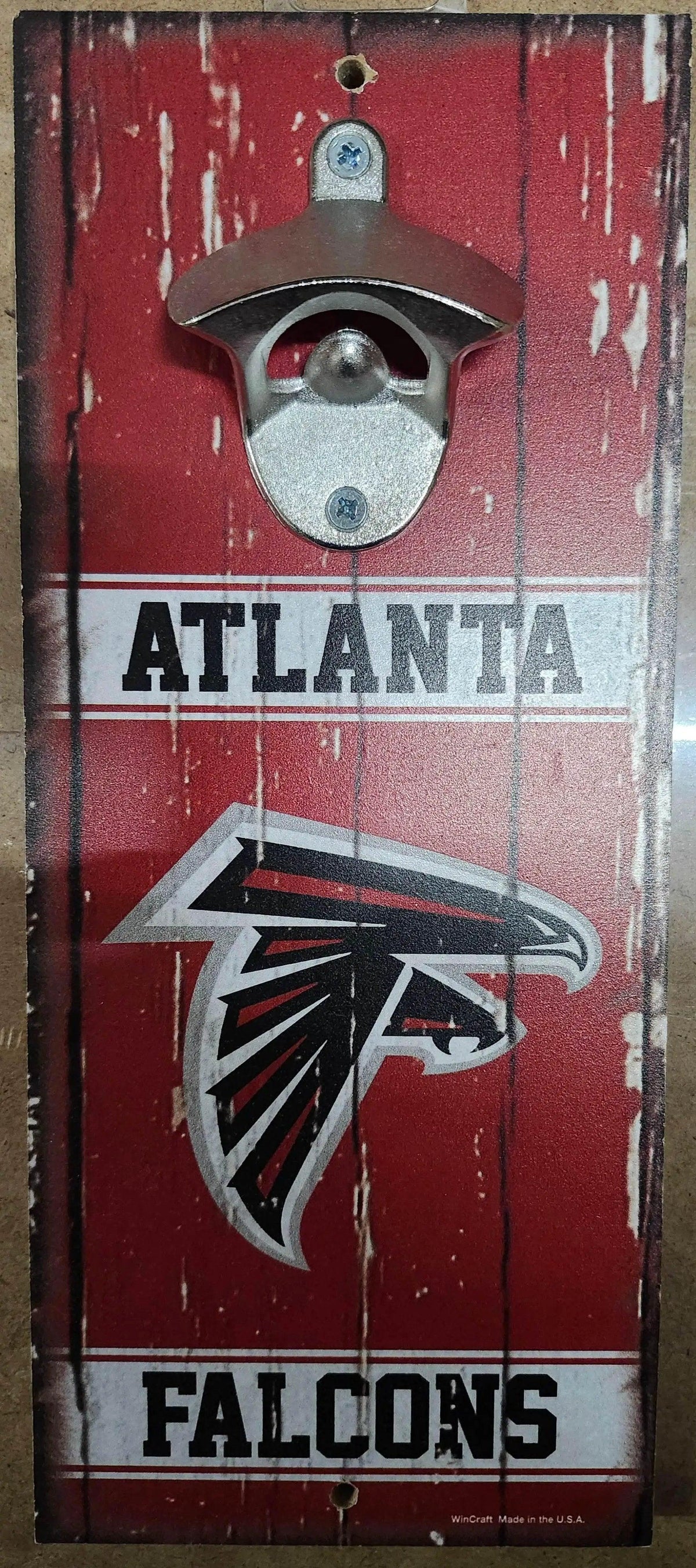  Atlanta Falcons Wood Sign With Bottle Opener 5x11 Alternate -  ToylandEU™