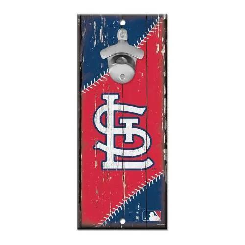  St Louis Cardinals Wood Sign Wall Mount Bottle Opener 5x11 -  ToylandEU™