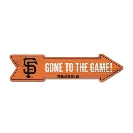  San Francisco Giants Wood Arrow Sign 6X24 Outdoor Decor -  ToylandEU™