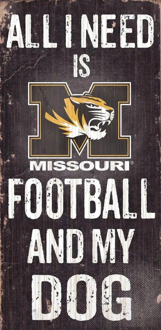  Missouri Tigers Wood Sign Football And Dog 6x12 Special -  ToylandEU™