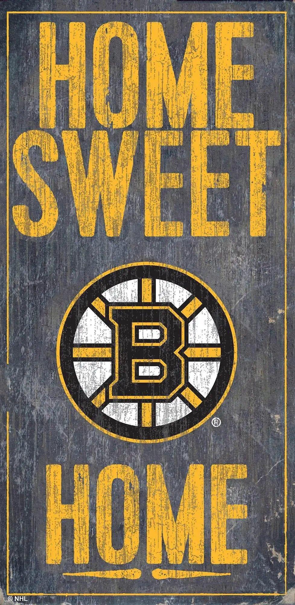  Boston Bruins Wood Sign 6x12 Home Sweet Home Design -  ToylandEU™