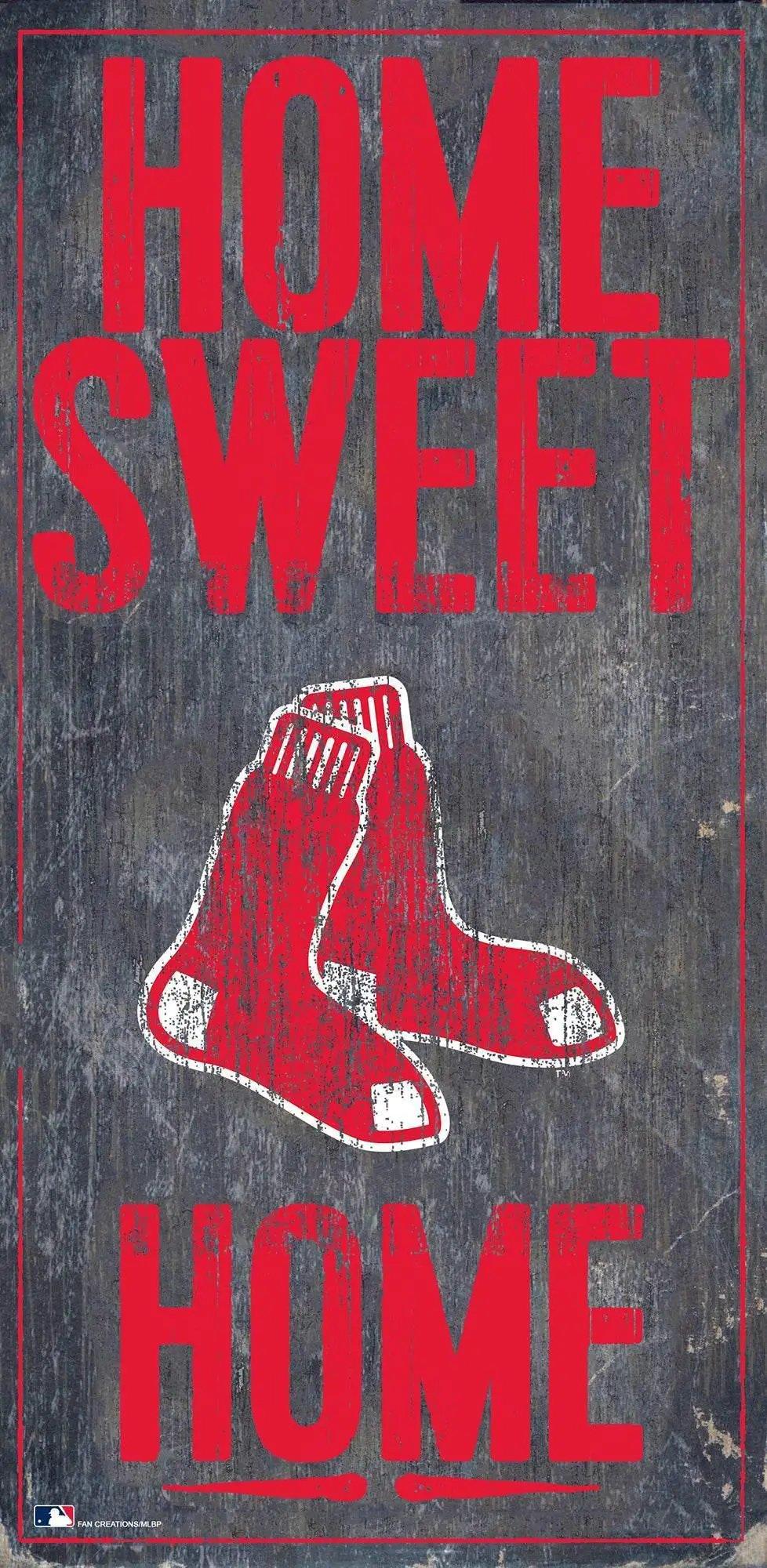  Boston Red Sox Home Sweet Home Wood Sign Distressed 6x12 -  ToylandEU™