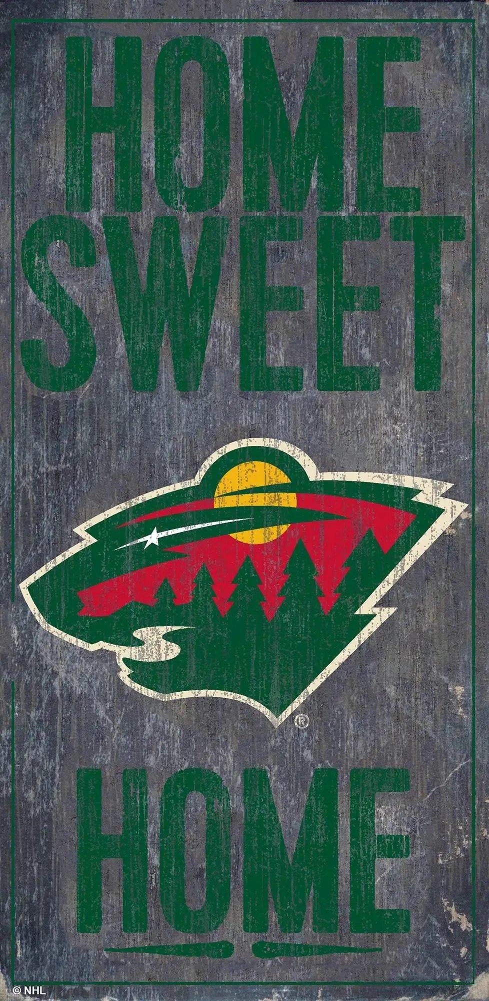  Minnesota Wild Wood Sign 6x12 Home Sweet Home Design -  ToylandEU™