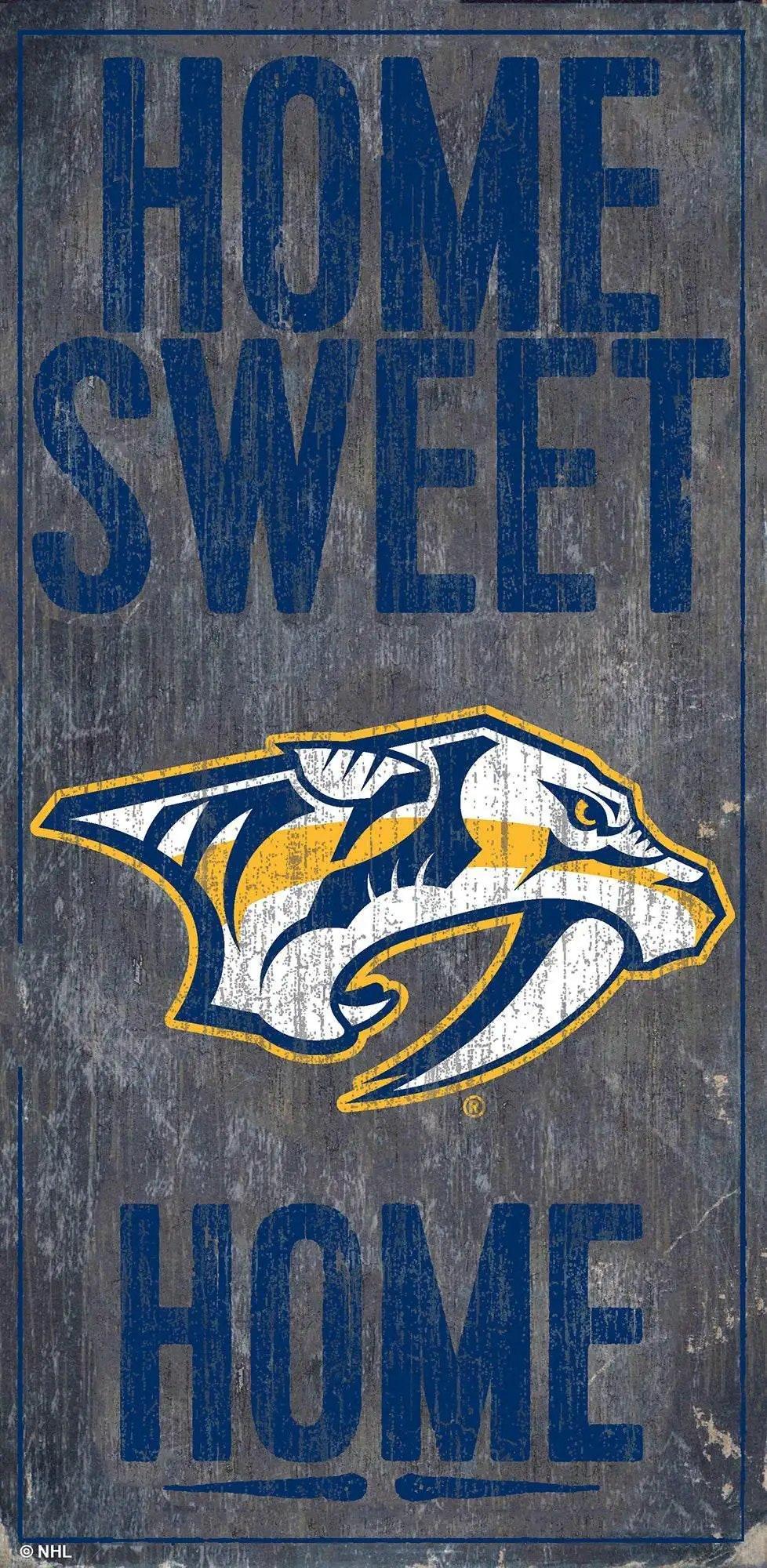  Nashville Predators Wood Sign 6x12 Home Sweet Home Decor -  ToylandEU™