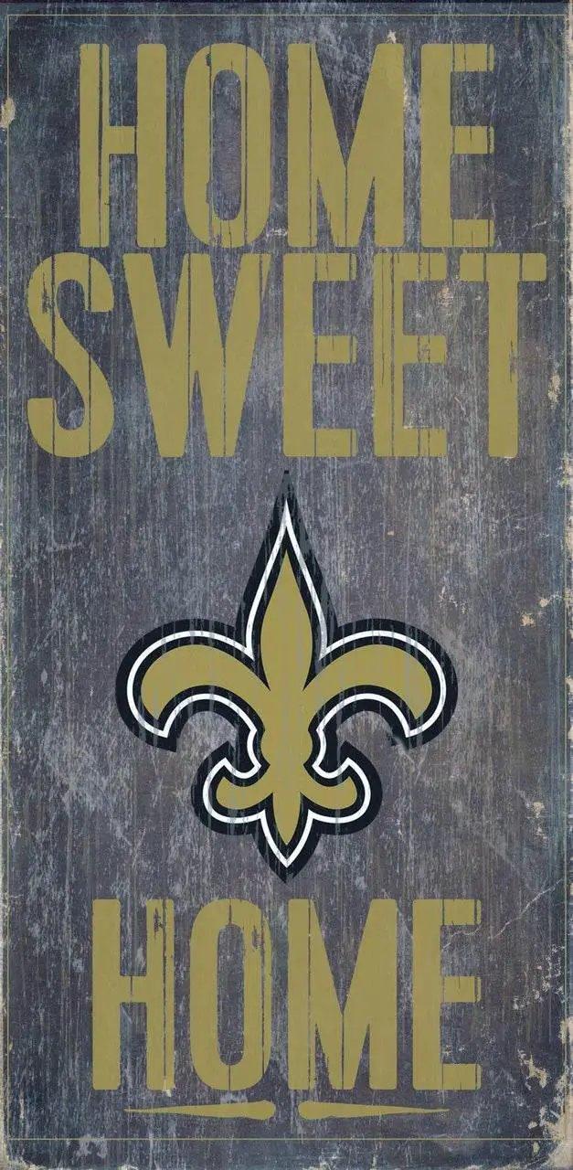  New Orleans Saints Wood Sign 6x12 Home Sweet Home Decor -  ToylandEU™
