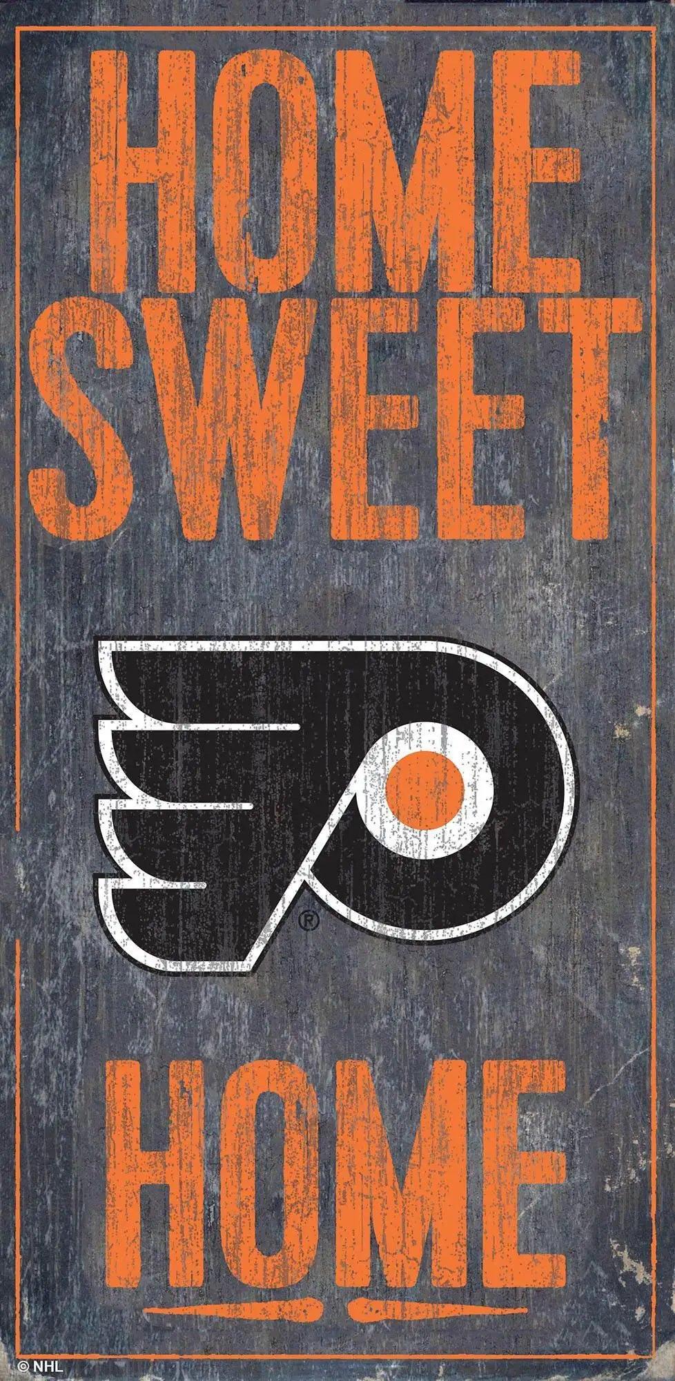  Philadelphia Flyers Wood Sign 6x12 Home Sweet Home Design -  ToylandEU™