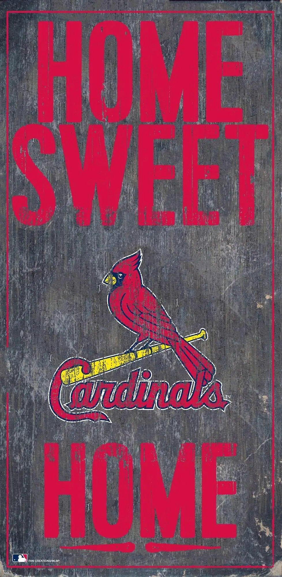  St Louis Cardinals Wood Sign 6x12 Home Sweet Home Design -  ToylandEU™
