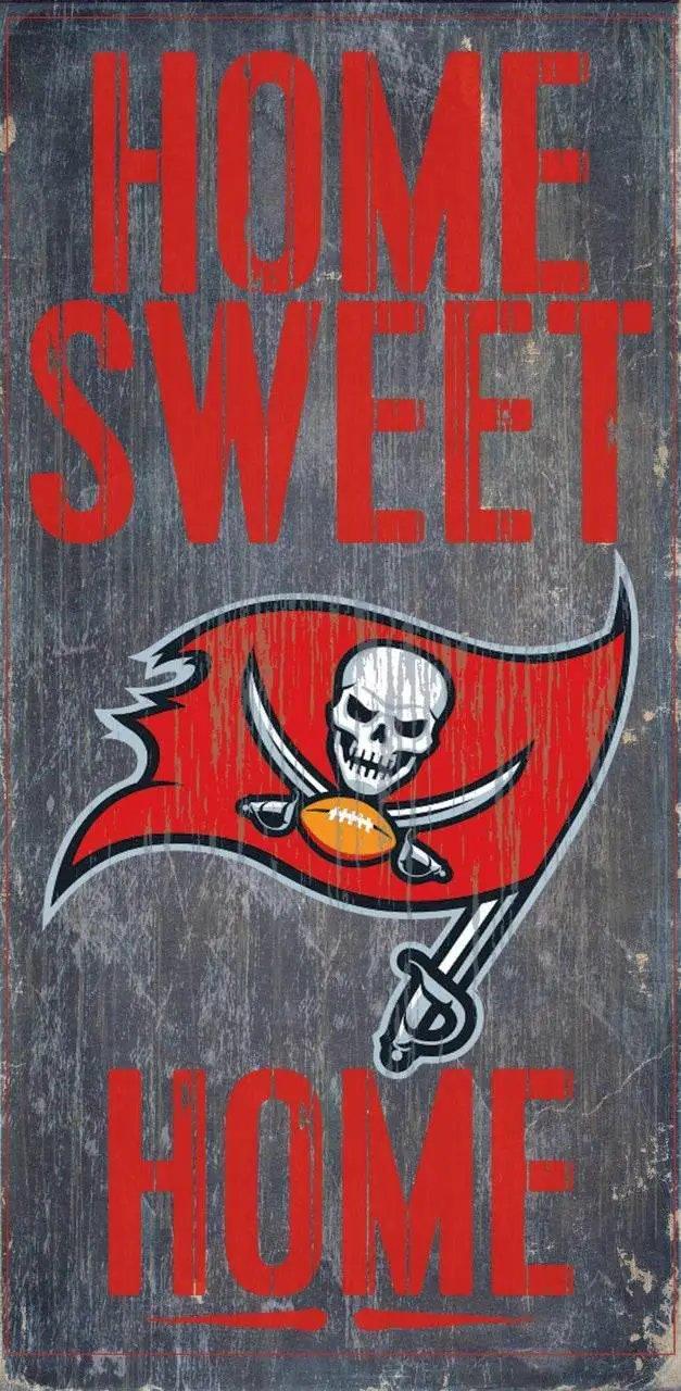  Tampa Bay Buccaneers Wood Sign Home Sweet Home 6x12 -  ToylandEU™