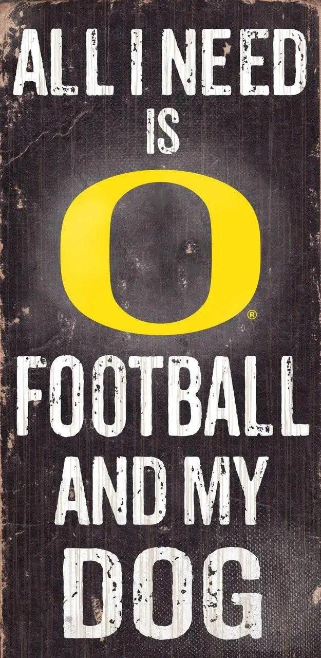 Oregon Ducks Wood Sign Football and Dog 6x12 Inch Rope -  ToylandEU™