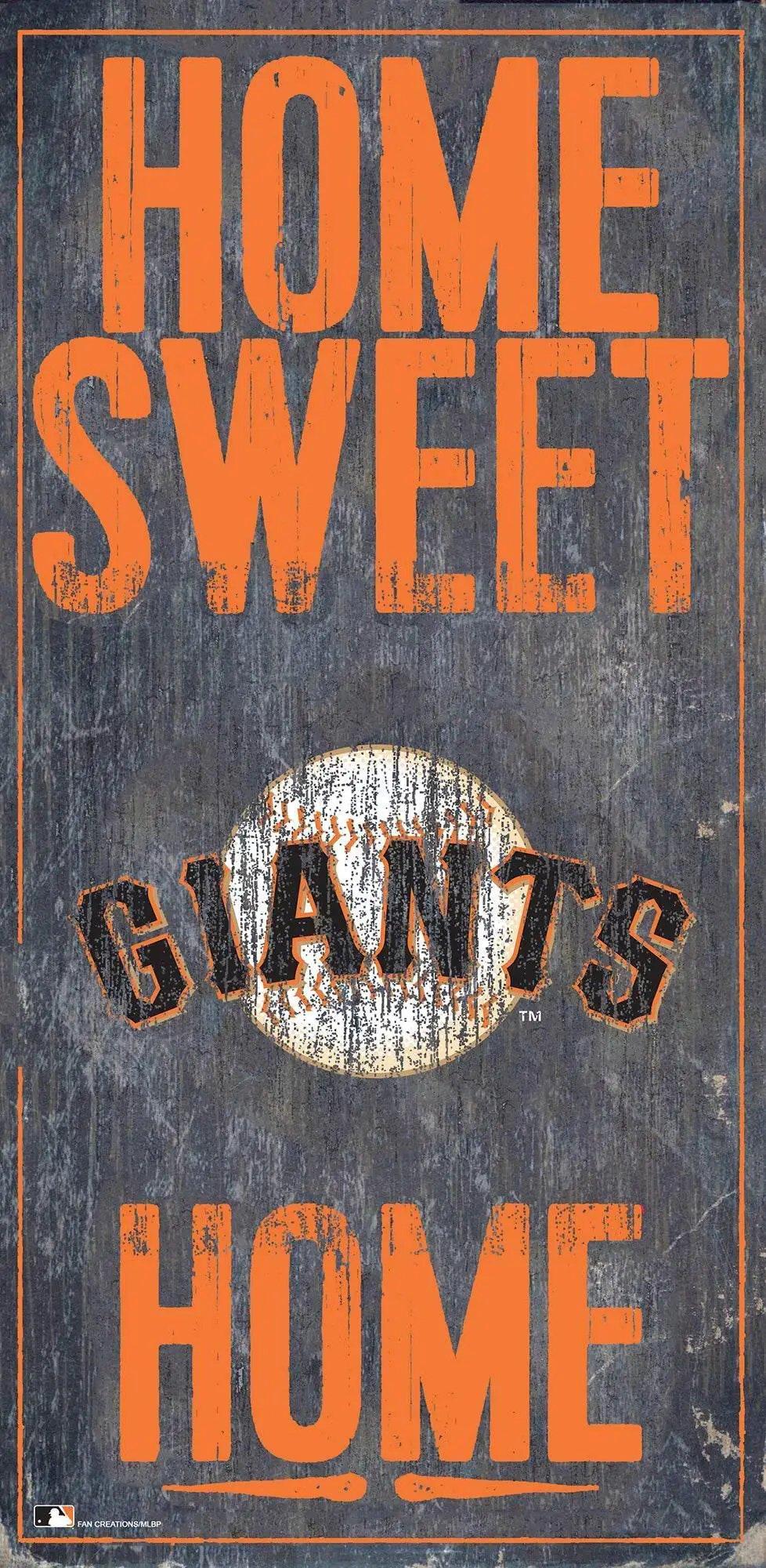  San Francisco Giants Wood Sign 6x12 Home Sweet Home Design -  ToylandEU™