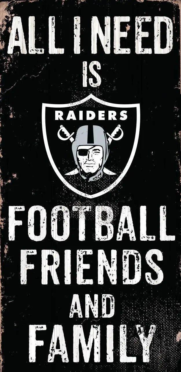  Las Vegas Raiders Wood Sign 6x12 Football Friends Family -  ToylandEU™