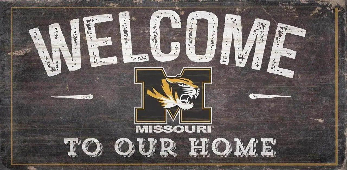  Missouri Tigers Wood Sign Welcome Home 6x12 Rustic Decor -  ToylandEU™