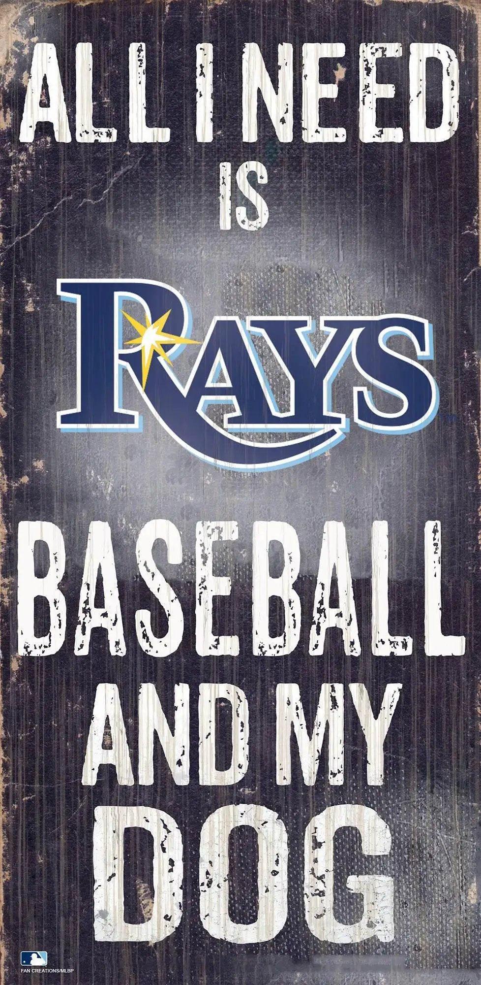  Tampa Bay Rays Wood Sign 6x12 Baseball Dog Design Indoor -  ToylandEU™