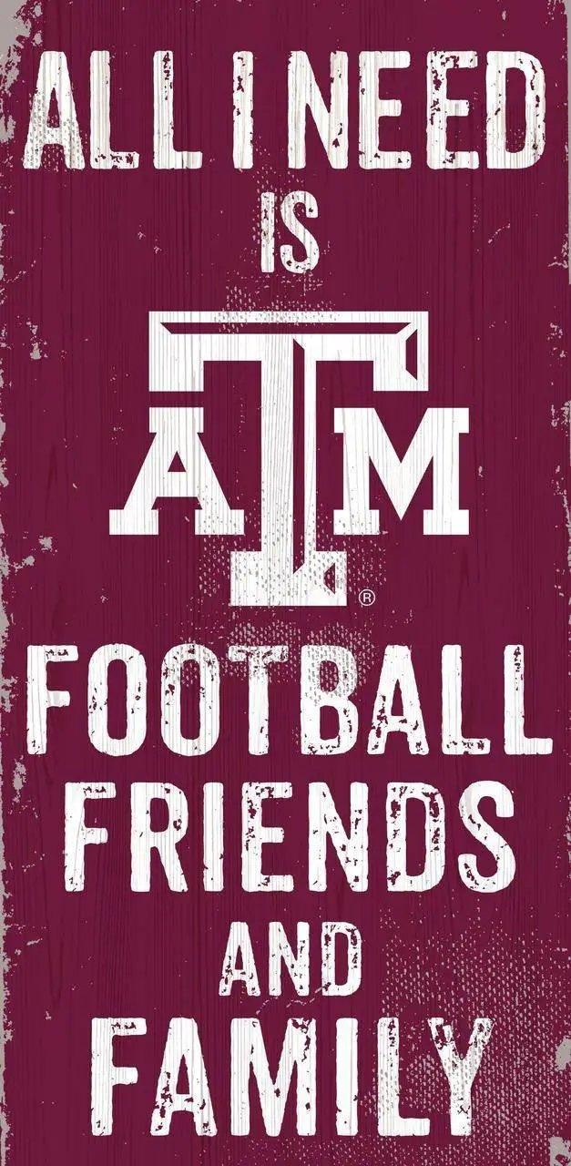  Texas A M Aggies Wood Sign 6x12 Football Friends And Family -  ToylandEU™