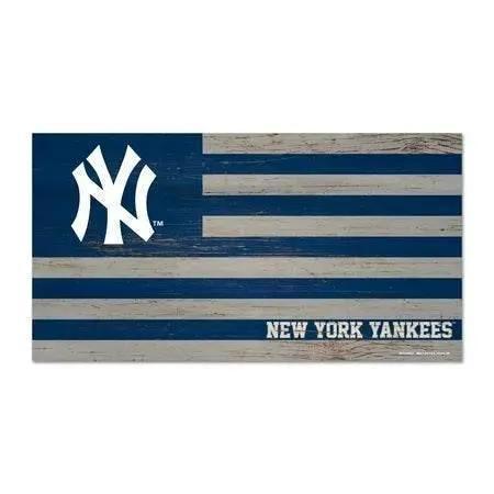  New York Yankees Wood Sign 9x17 Flag Wall Decor Collectible -  ToylandEU™