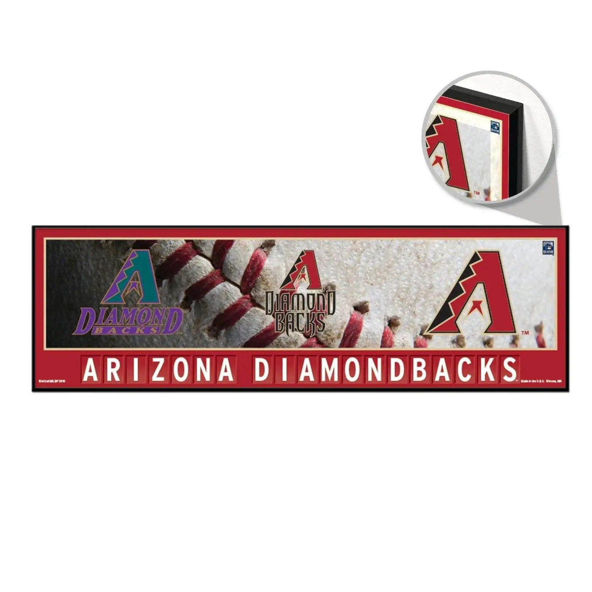  Arizona Diamondbacks Wood Sign 9x30 Evolution Decor -  ToylandEU™