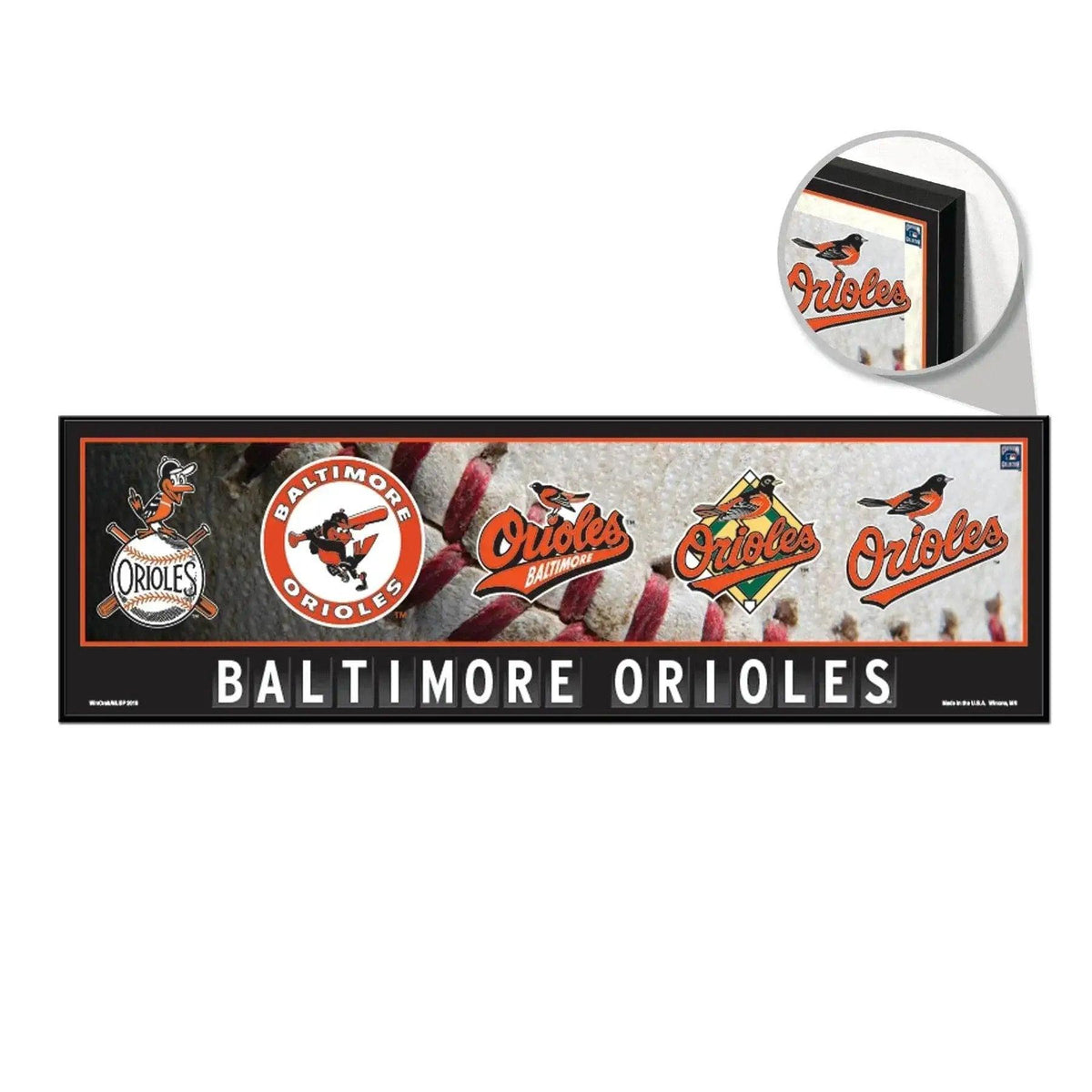  Baltimore Orioles Sign 9x30 Wood Evolution Display Plaque -  ToylandEU™