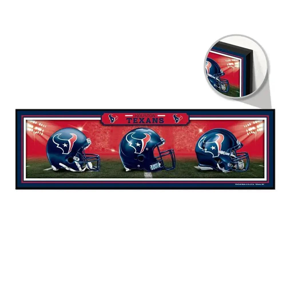  Houston Texans Wood Sign 9x30 Helmets Design Antiqued Decor -  ToylandEU™