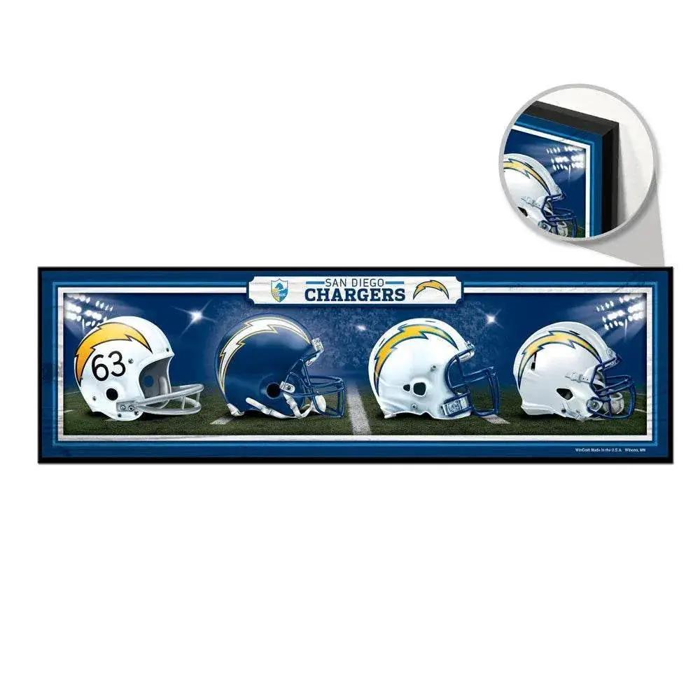  Los Angeles Chargers Wood Sign Helmet Design 9x30 Sign -  ToylandEU™