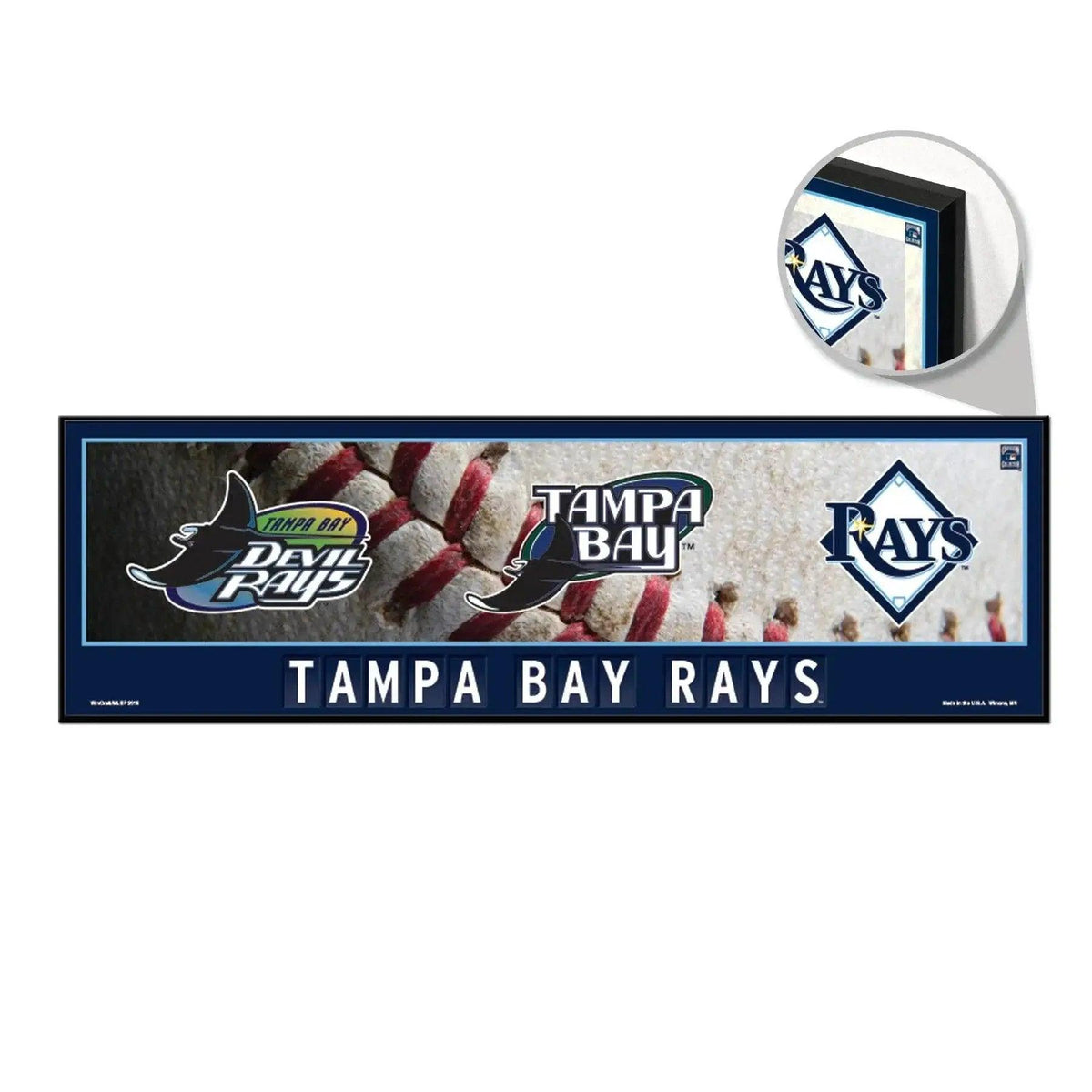  Tampa Bay Rays Official Premium Wood Sign 9x30 Evolution -  ToylandEU™
