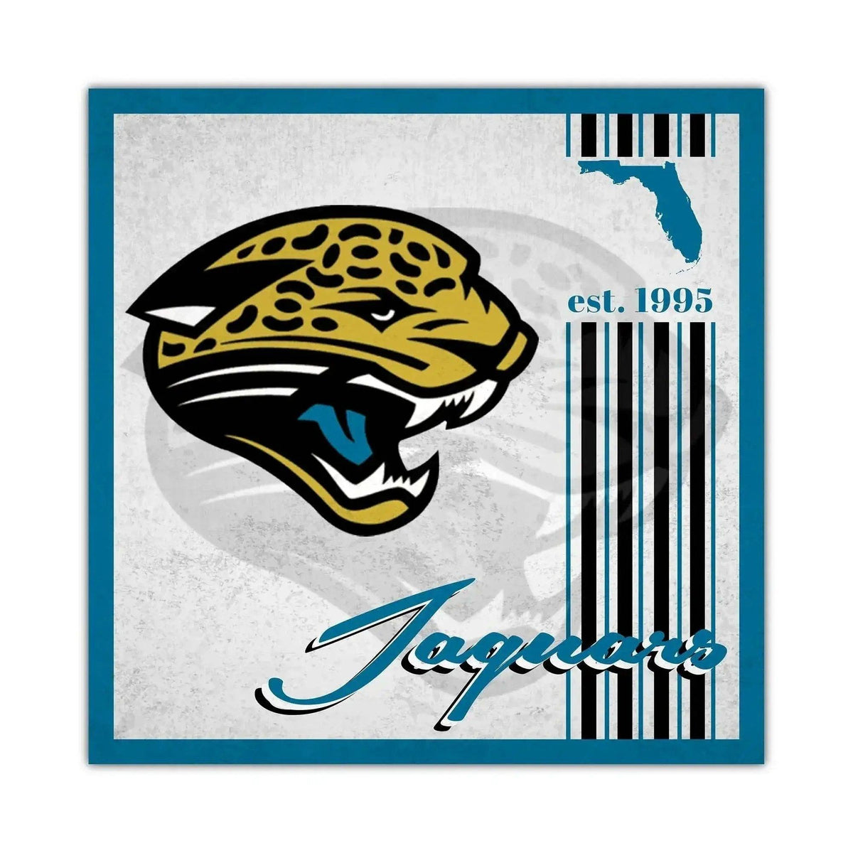  Jacksonville Jaguars Wooden Sign Ten By Ten Album Design -  ToylandEU™
