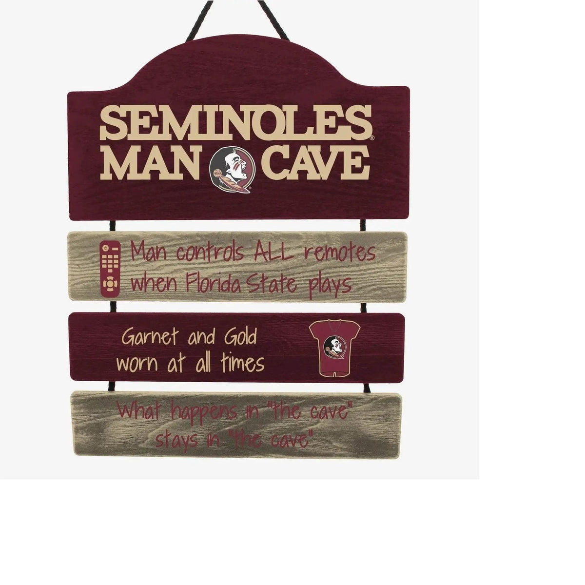  Florida State Seminoles Wood Sign For Man Cave Decor -  ToylandEU™