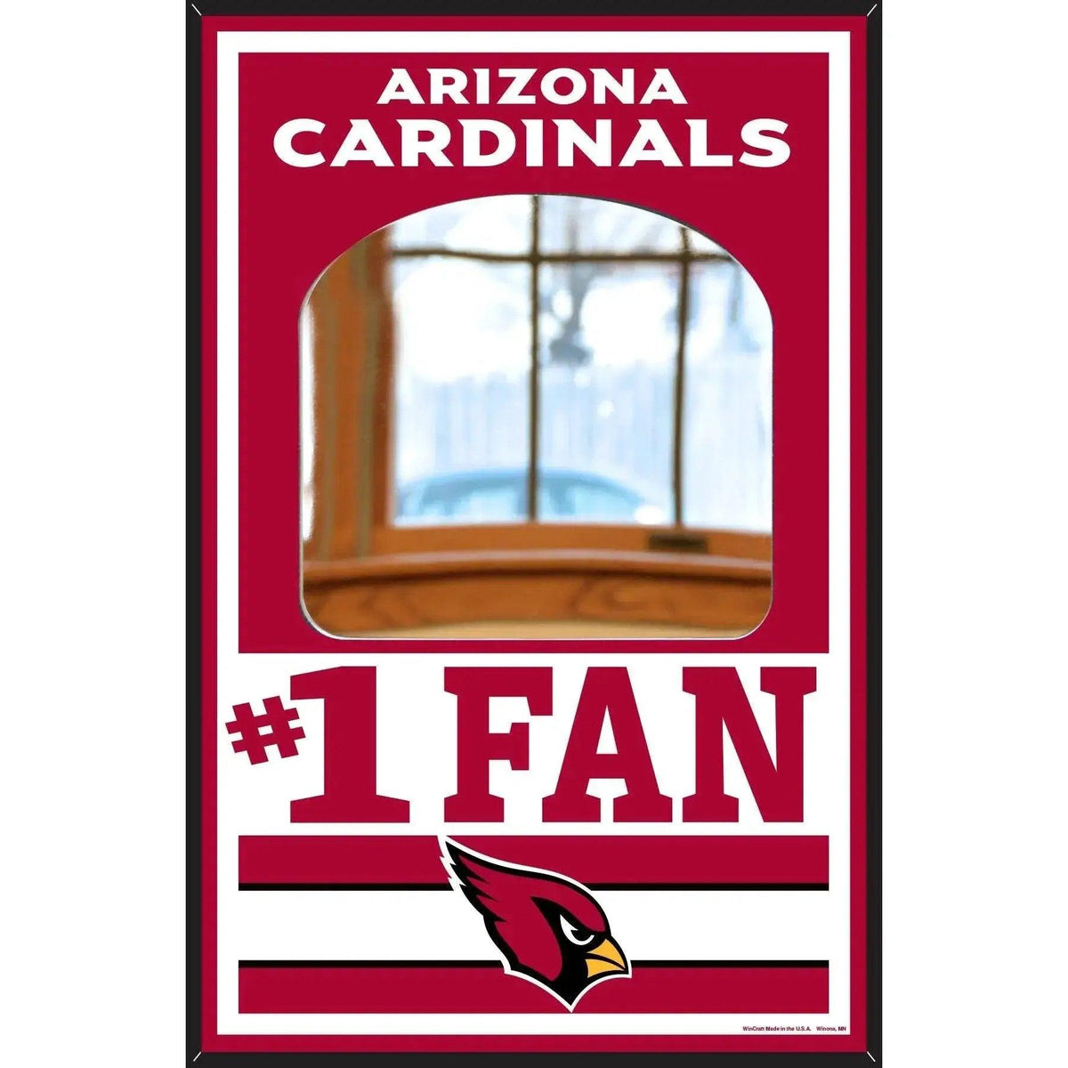  Arizona Cardinals Wood Sign 11x17 Wall Mirror Decor -  ToylandEU™