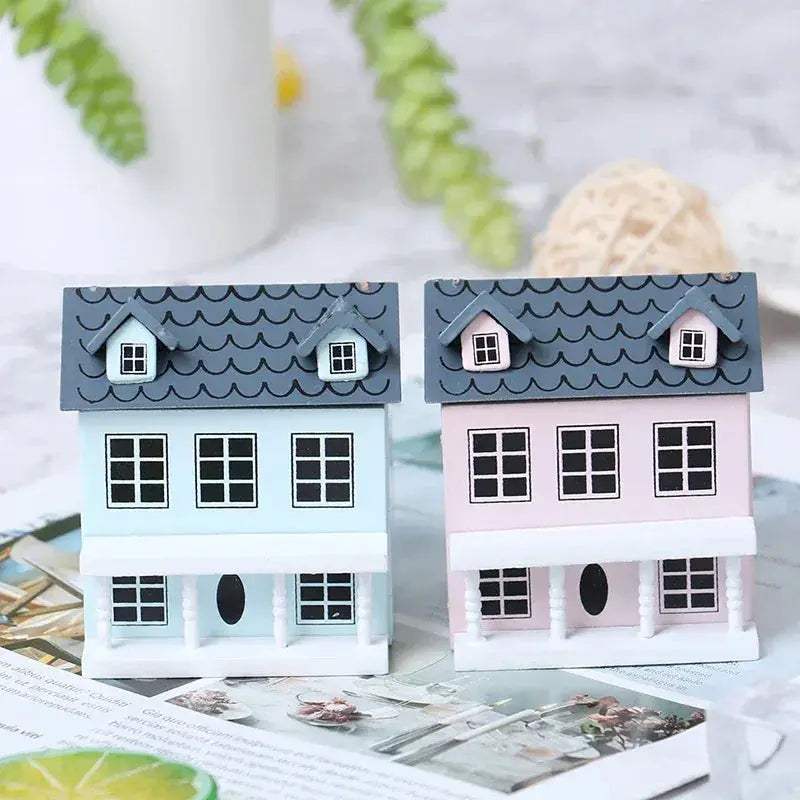 Wooden 12 Scale Dollhouse Villa Miniature Handcrafted Decor Set - ToylandEU