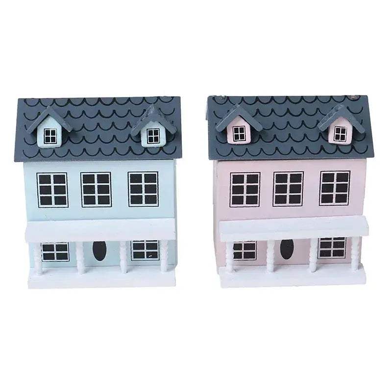 Wooden 12 Scale Dollhouse Villa Miniature Handcrafted Decor Set - ToylandEU
