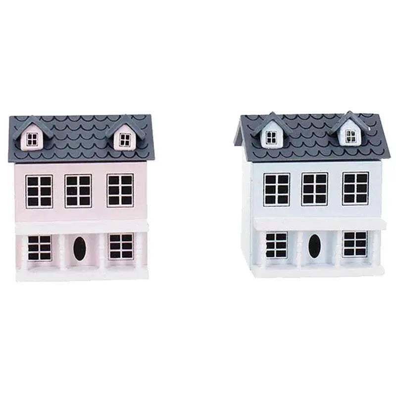 Wooden 12 Scale Dollhouse Villa Miniature Handcrafted Decor Set - ToylandEU