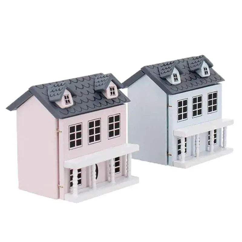 Wooden 12 Scale Dollhouse Villa Miniature Handcrafted Decor Set - ToylandEU