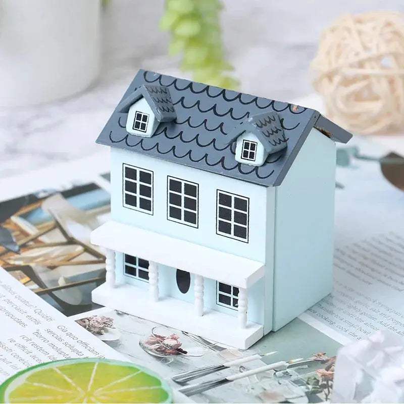 Wooden 12 Scale Dollhouse Villa Miniature Handcrafted Decor Set - ToylandEU