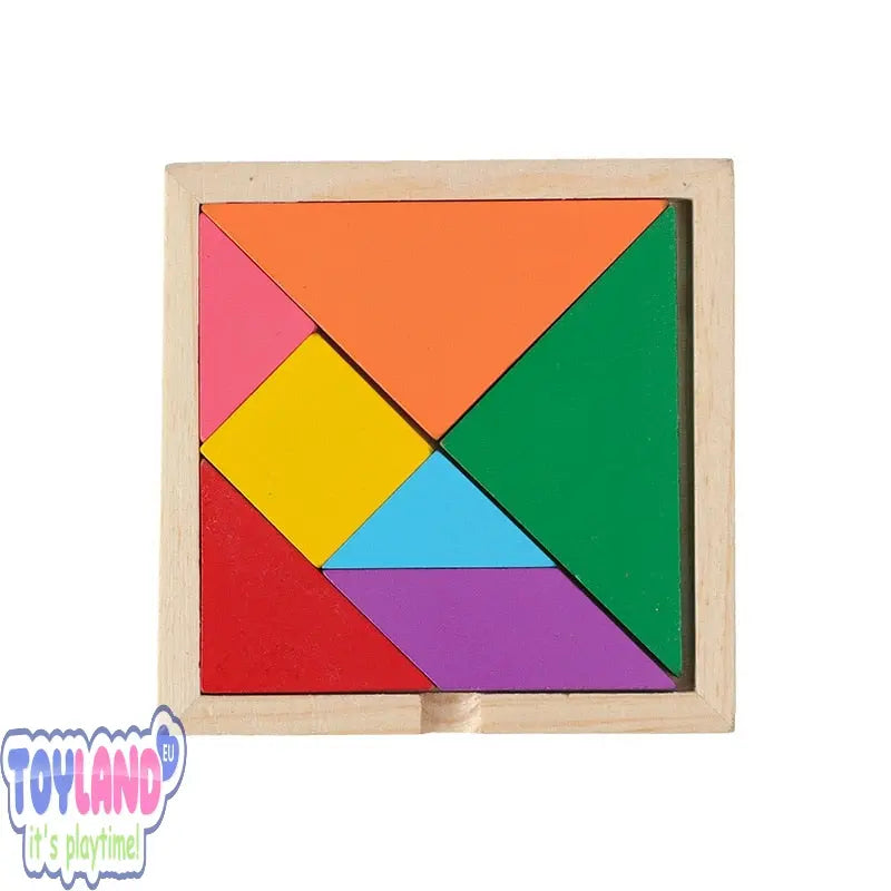 Wooden 3D Cartoon Animals Montessori Puzzle for Toddlers 2-5 Years - Toyland EU